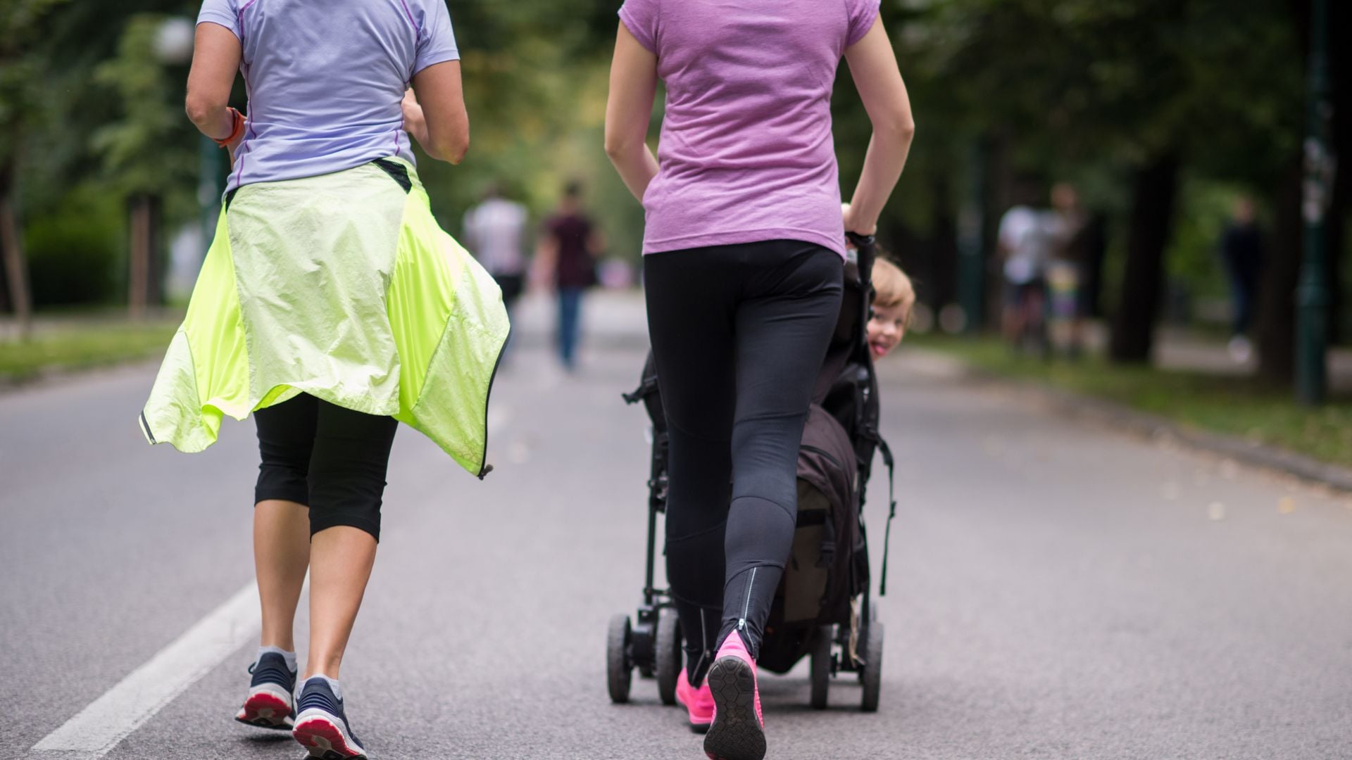 Running after having babies