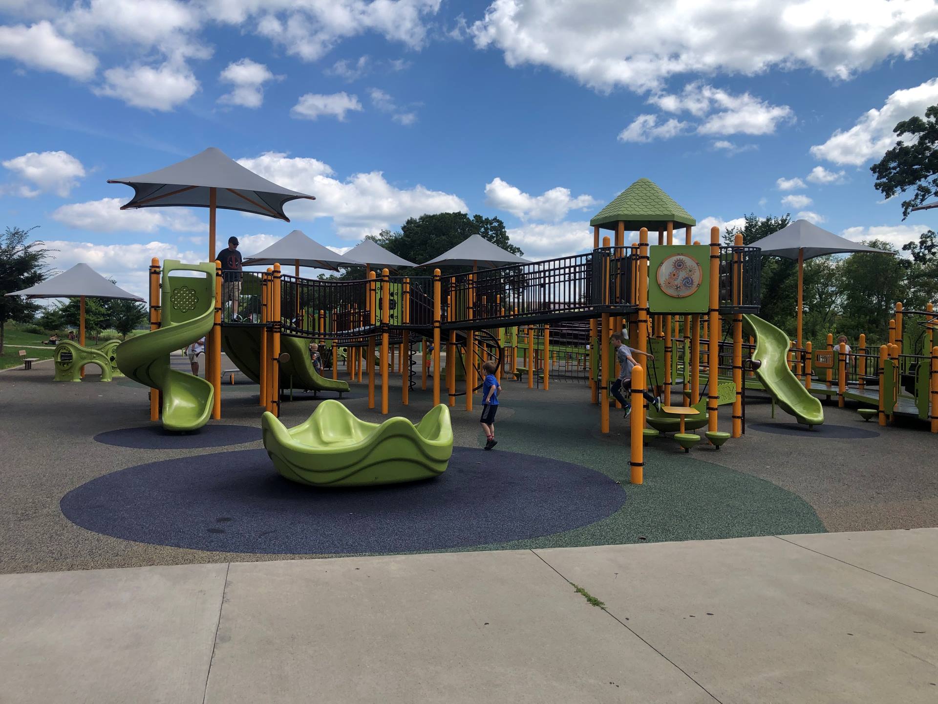 Two inclusive playgrounds in the Twin Cities