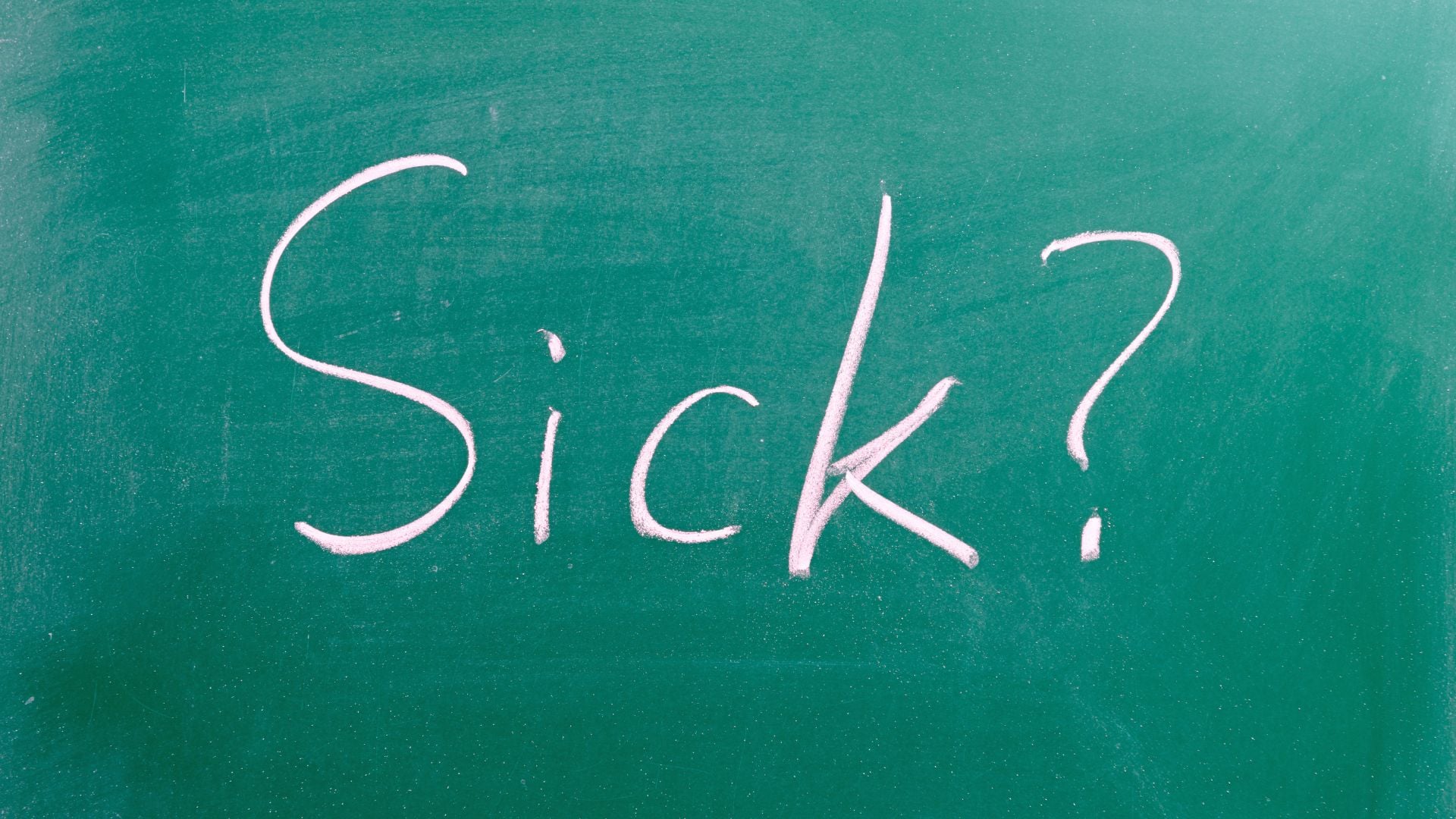 Keeping a sick child home from school