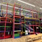 huge indoor playground area at at Kids Empire in Bloomington Minnesota