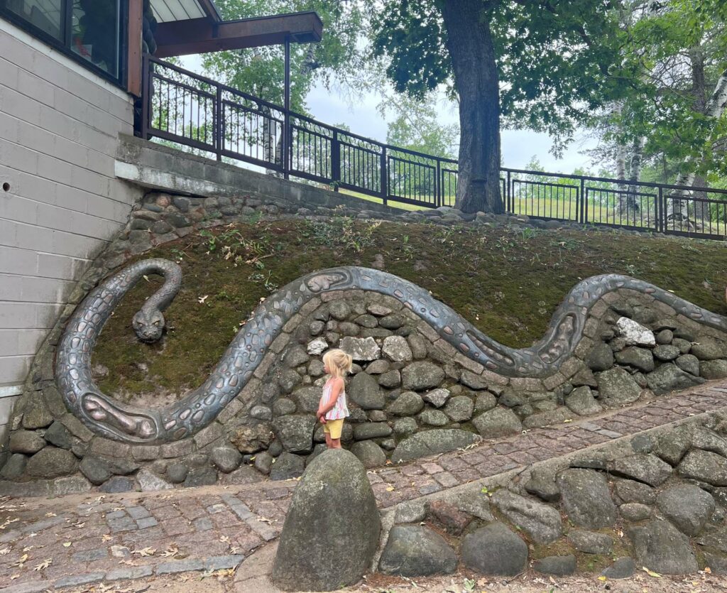 caponi art park Serpent of the Lowlands eagan minnesota 