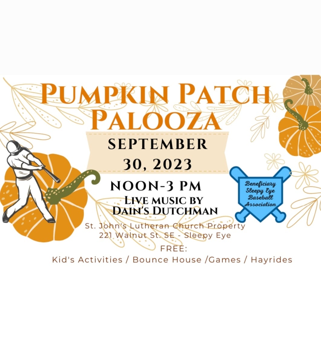 Pumpkin Patch Palooza St. John's Lutheran Church Sleepy Eye