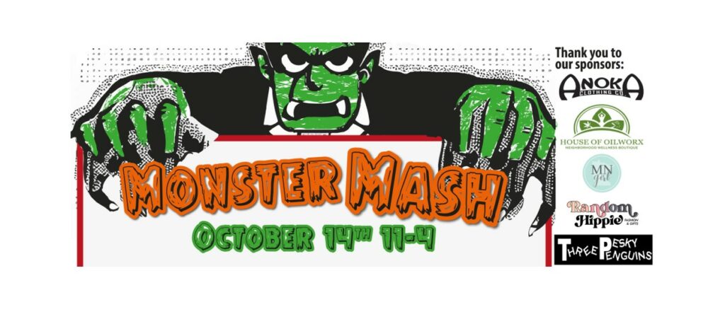 monster mash event in downtown anoka for halloween event