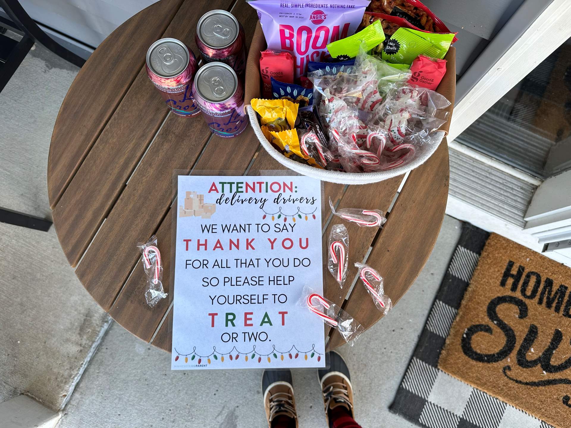 Thank Your Delivery Driver With a Snack Basket