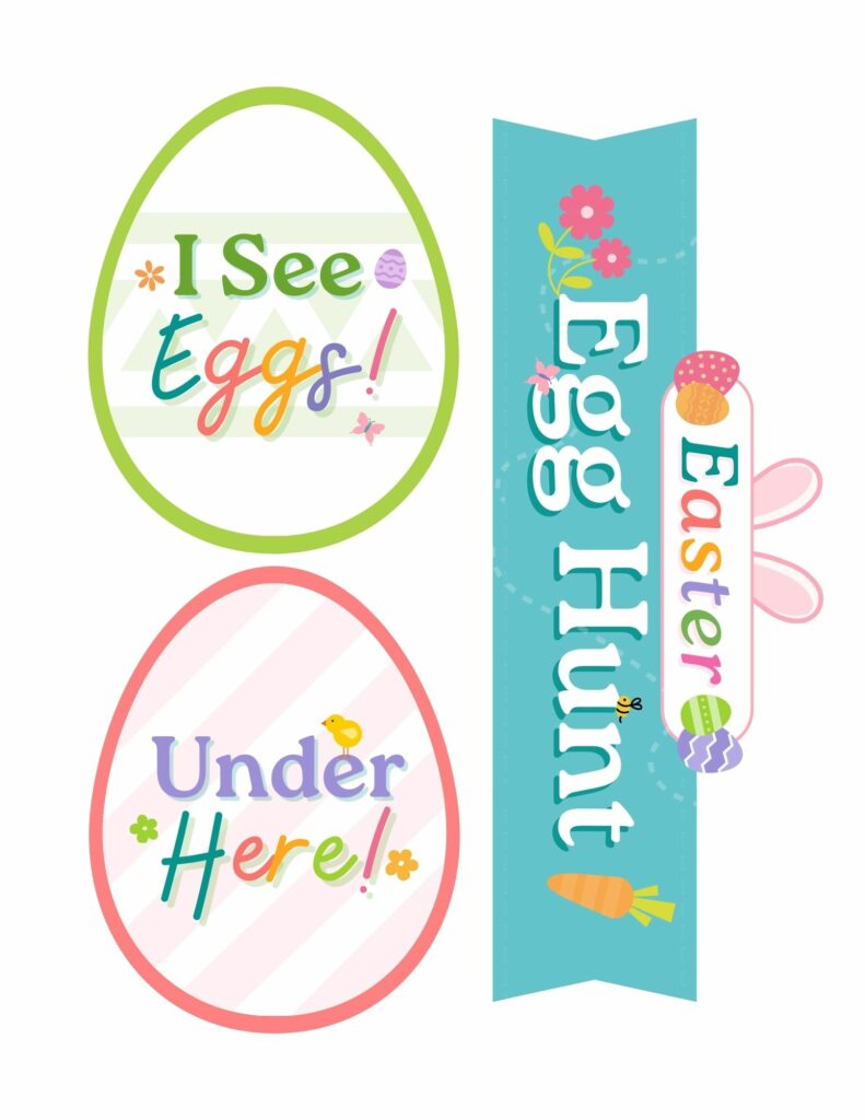 Egg Hunt Kit printable