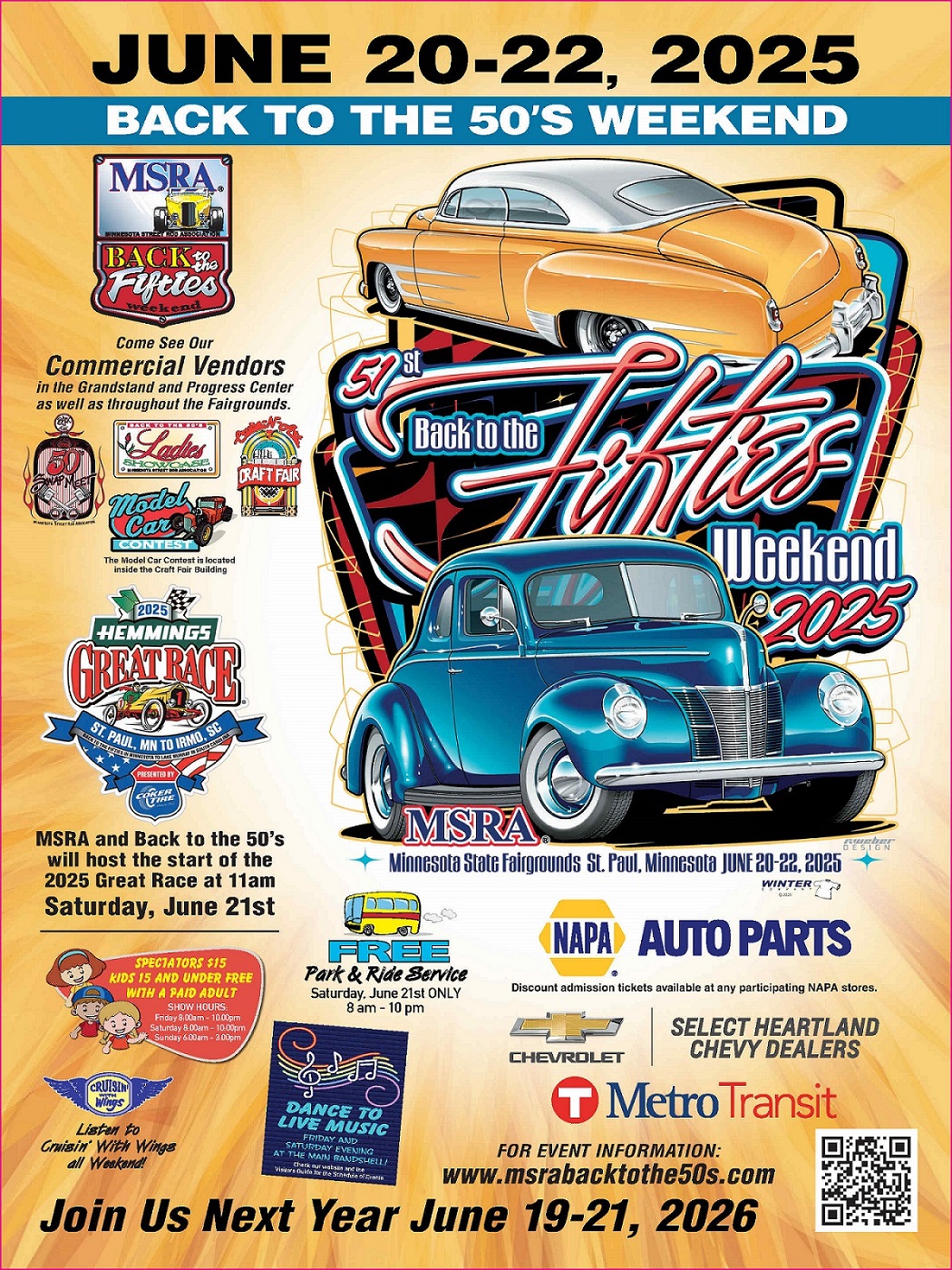 Back to the 50’s Weekend at the MN State Fairgrounds