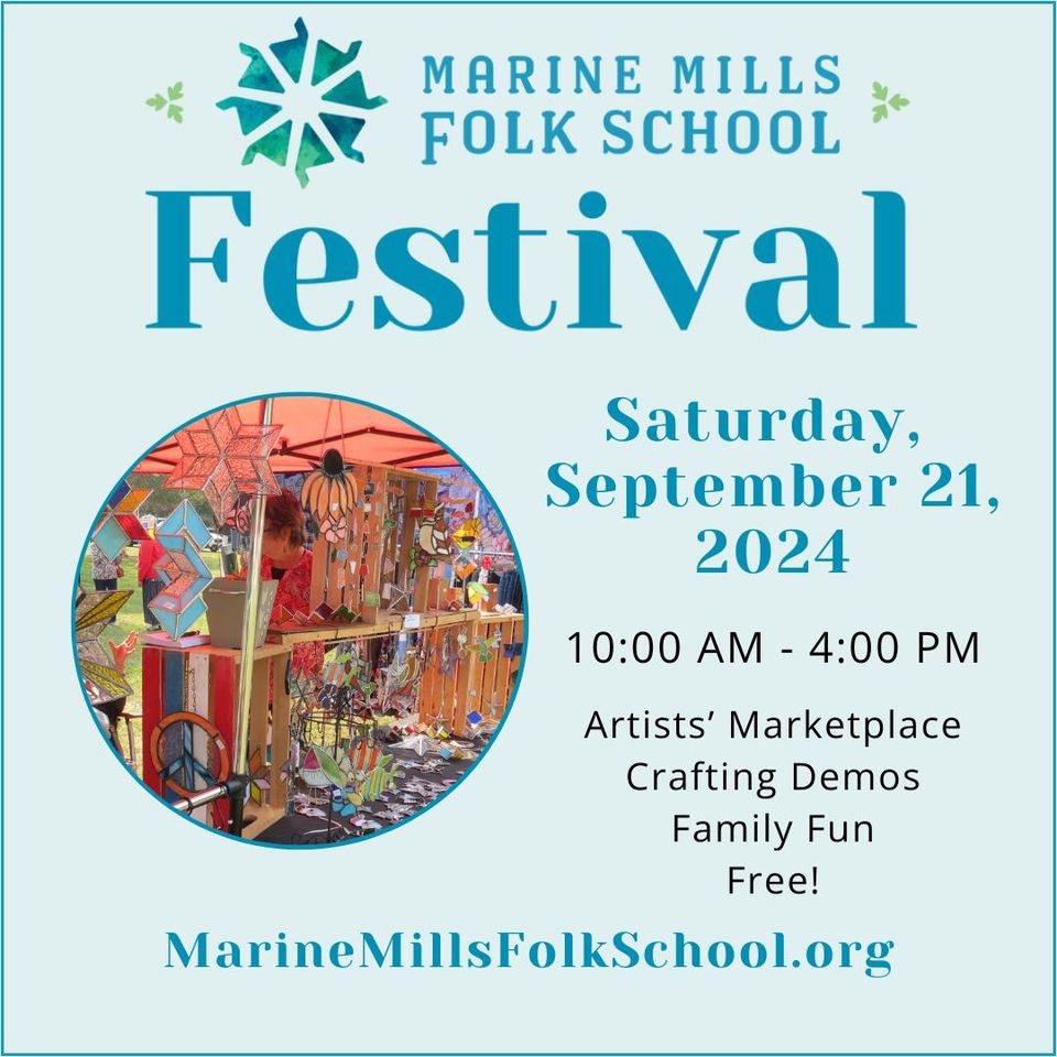 Visit Gammelgården Museum at Marine Mills Folk School's Festival