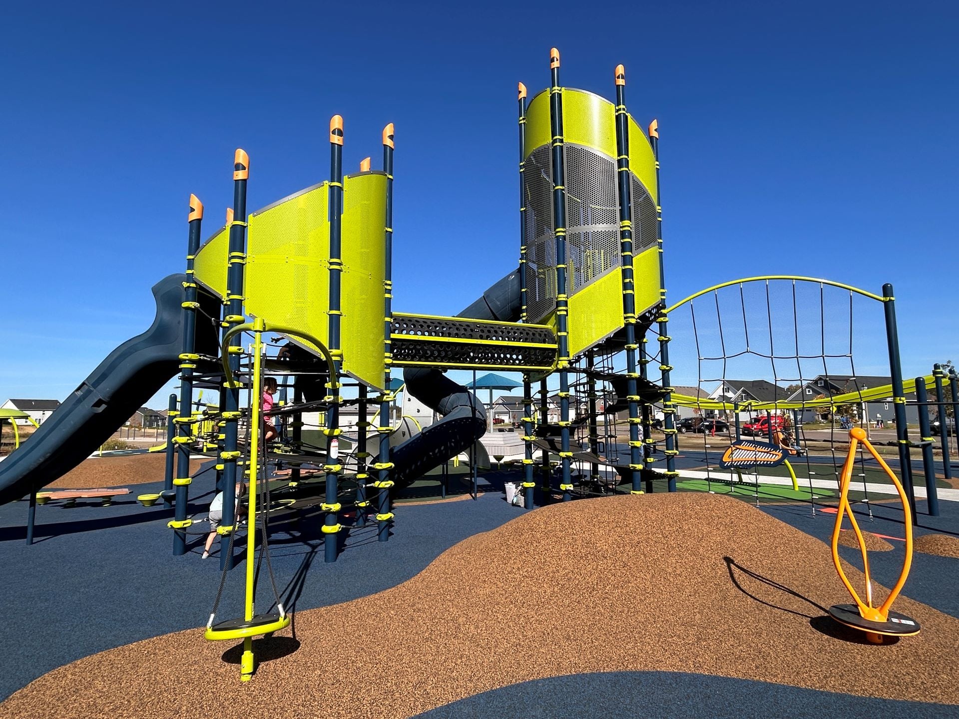 main playground structure at willowbrooke park oakdale