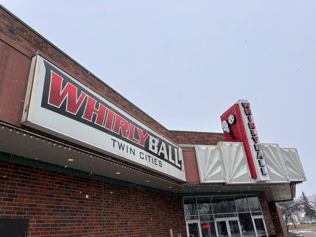 front of building at whirlyball twin cities in maple grove minnesota