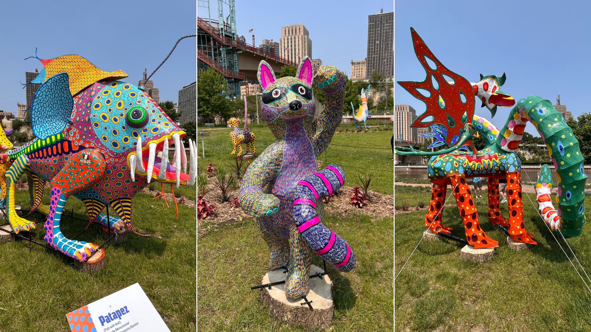 Alebrijes: Keepers of the Island Sculptures in St. Paul