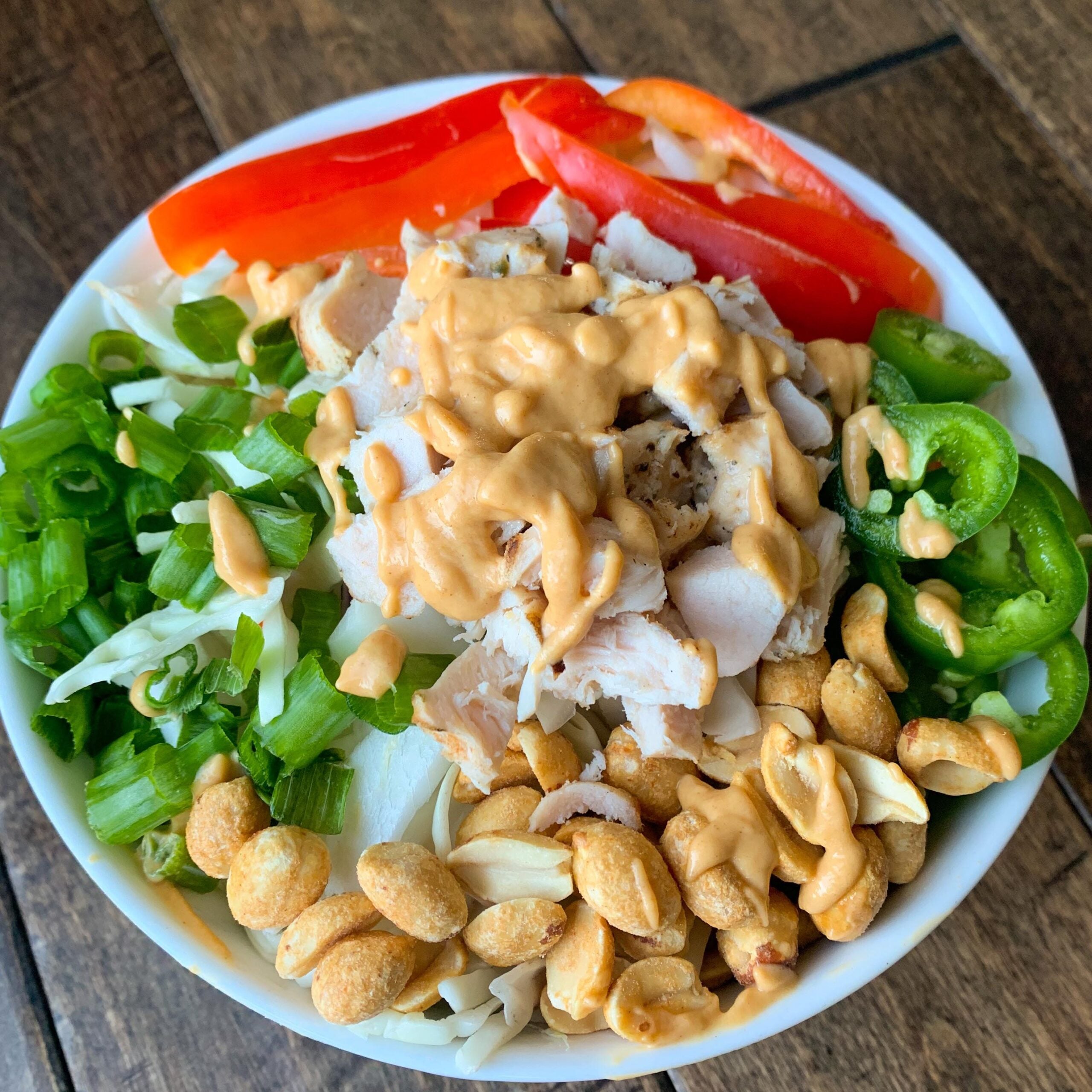 Low Carb Thai Chicken Salad