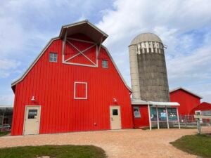 gale woods farm barn and silo