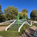 climbing nets at baker park reserve in maple plain mn