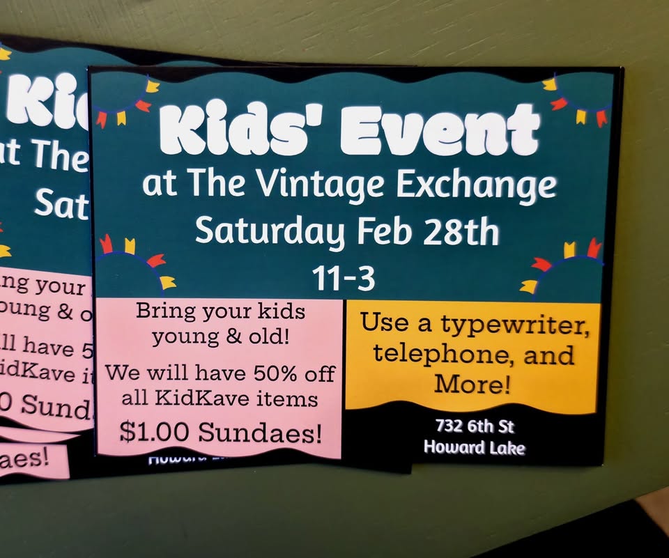 Kids’ Event at The Vintage Exchange
