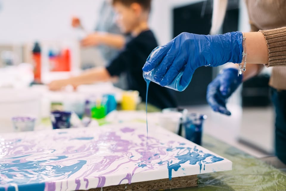 Acrylic Pour Painting Workshop