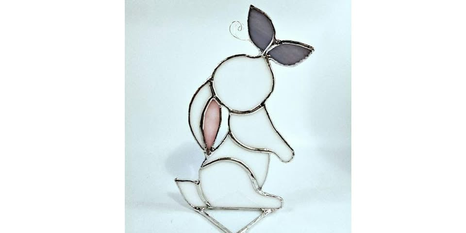 Stained Glass Bunny
