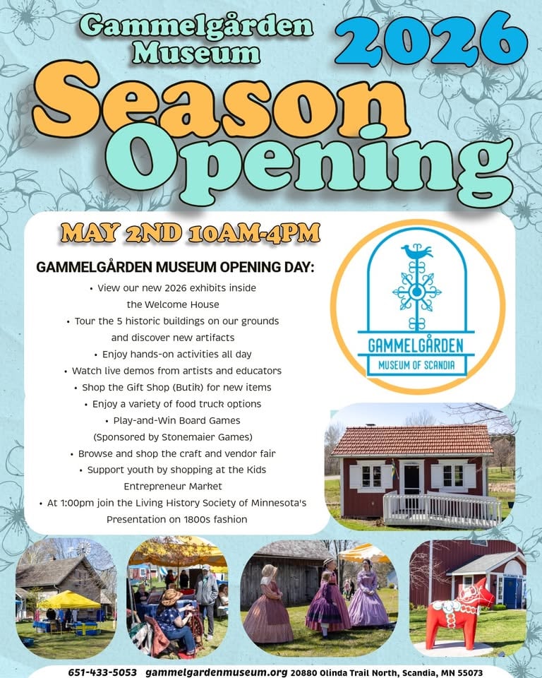 Gammelgården Museum’s 2026 Season Opening Event