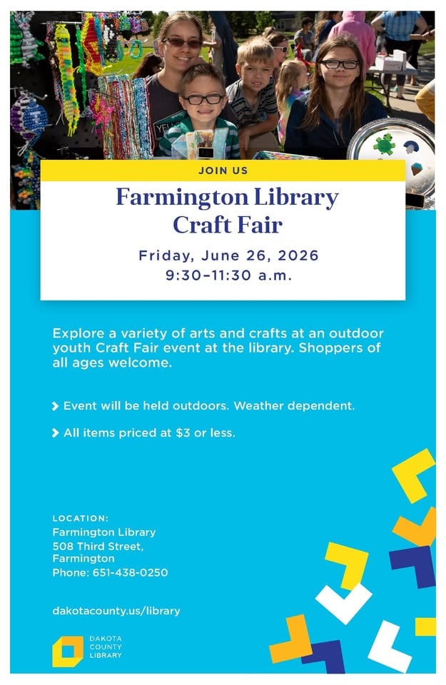 Farmington Library Kids Craft Fair