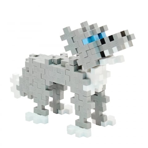 Plus-Plus Gray Wolf