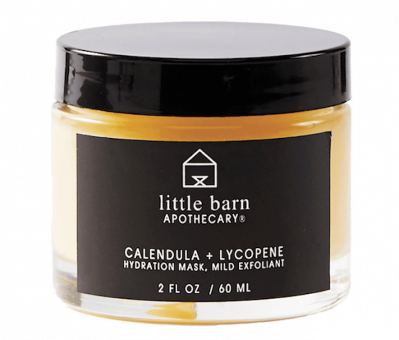 Little Barn Apothecary’s Calendula + Lycopene Hydration Mask and Mild Exfoliant